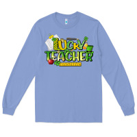 Colony Blue lucky teacher St. Patrick's Day Long Sleeve Tee - HowdyJamesFarm