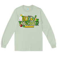 Matcha lucky teacher St. Patrick's Day Long Sleeve Tee - HowdyJamesFarm