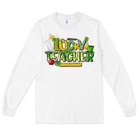 White lucky teacher St. Patrick's Day Long Sleeve Tee - HowdyJamesFarm