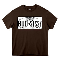 Country Love Gilley's Bud N Sissy Texas Cowboy License Gift Raglan Bas Heavy Core Tee | Teevron