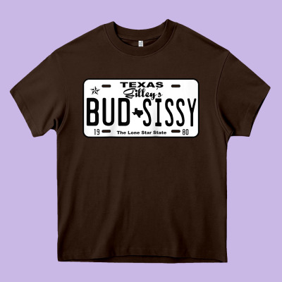 Country Love Gilley's Bud N Sissy Texas Cowboy License Gift Raglan Bas Heavy Core Tee Designed By Craftify