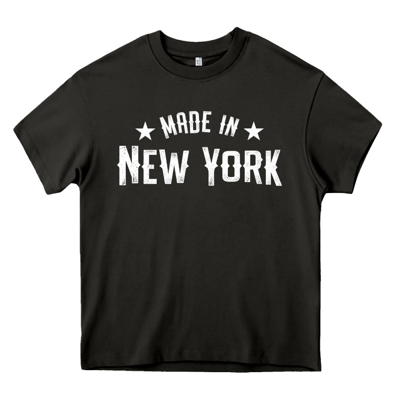 Made In New York Ny City Nyc New Yorker My Home State Pride Premium T- Heavy Core Tee by Craftify | Teevron