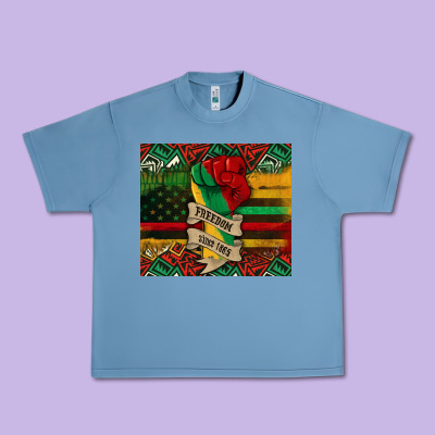 Juneteenth Freedom Since 1865 Urban Heavy Tee Designed By Cowgirlartshop