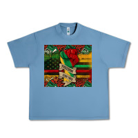 Pebble Blue juneteenth freedom since 1865 Urban Heavy Tee - CowGirlArtShop