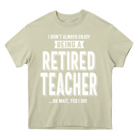 Mossy Retired Teacher Heavy Core Tee - Craftify