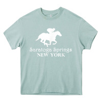 Arona Saratoga Springs New York Horse Racing Jockey Heavy Core Tee - Craftify
