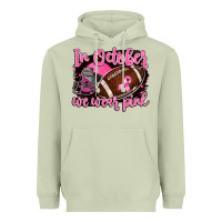 Matcha in october we wear pink with football Heavyweight Hoodie - BarkalooDesign