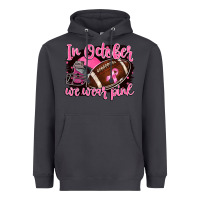 Smoke in october we wear pink with football Heavyweight Hoodie - BarkalooDesign