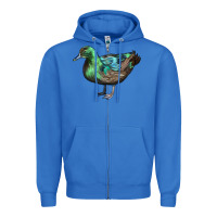 True Royal Cayuga Duck Zipper Hoodie - LillyAllenDesigns