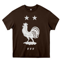 Chocolate Brown FFF Two Stars Heavy Core Tee - Craftify