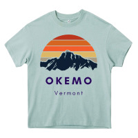 Okemo Vermont Skiing Snowboarding Hikers Gifts For Vt Travel Heavy Core Tee | Teevron