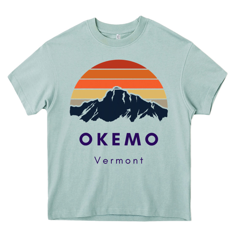 Okemo Vermont Skiing Snowboarding Hikers Gifts For Vt Travel Heavy Core Tee by InspiraDesign | Teevron
