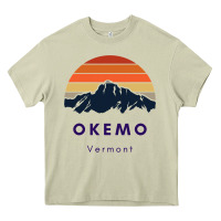Mossy Okemo Vermont Skiing Snowboarding Hikers Gifts for VT Travel Heavy Core Tee - InspiraDesign