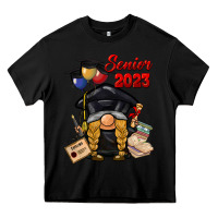 Black senior 2023 gnome Heavy Core Tee - BarkalooDesign