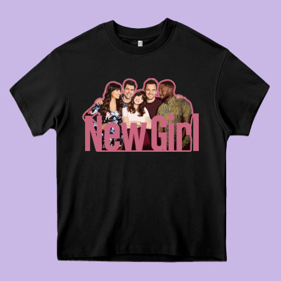 New Girl Tv Series Heavy Core Tee Designed By Inspiradesign