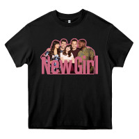 Black new girl tv series Heavy Core Tee - InspiraDesign