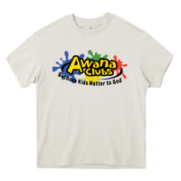 Cream vintage awana clubs Heavy Core Tee - InspiraDesign