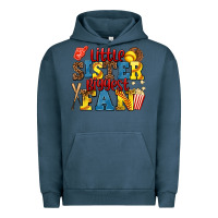Pigment Midnight Navy little sister biggest fan softball Urban Hoodie - AdoDesignShop
