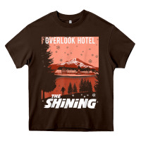 Chocolate Brown the shining overlook ad t shirt Heavy Core Tee - InspiraDesign