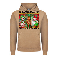 Vintage Coffee christmas snowman polar bear reindeer Vintage Hoodie - CowGirlArtShop