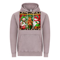 Vintage Zinc christmas snowman polar bear reindeer Vintage Hoodie - CowGirlArtShop