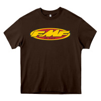 Chocolate Brown fmf racing so calif 8'' Heavy Core Tee - InspiraDesign