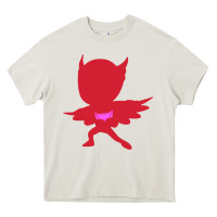 Cream owlette illustration Heavy Core Tee - InspiraDesign