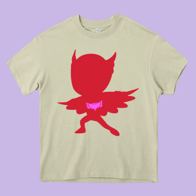 Owlette Illustration Heavy Core Tee Designed By Inspiradesign