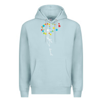 Blue Mist Dandelion Autism Puzzle Be Kind Premium Hoodie - CowhideDigitalArt