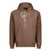 Chestnut Dandelion Autism Puzzle Be Kind Premium Hoodie - CowhideDigitalArt