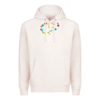 Pale Pink Dandelion Autism Puzzle Be Kind Premium Hoodie - CowhideDigitalArt