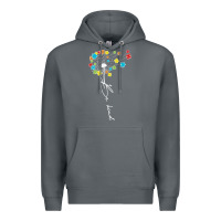 Rock Dandelion Autism Puzzle Be Kind Premium Hoodie - CowhideDigitalArt
