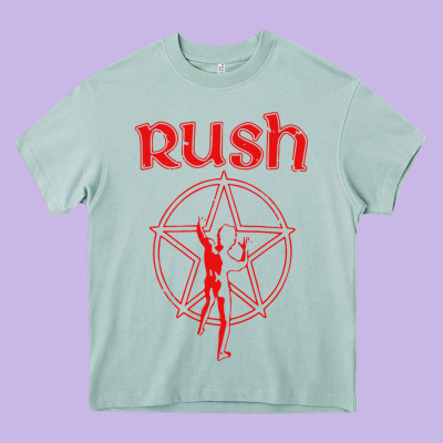 Vintage Starman Heavy Core Tee Designed By Inspiradesign