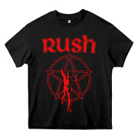 Black vintage starman Heavy Core Tee - InspiraDesign