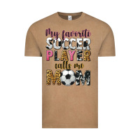 My Favorite Soccer Player Calls Me Mom Vintage Tee | Teevron