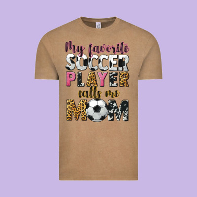 My Favorite Soccer Player Calls Me Mom Vintage Tee Designed By Cowgirlartshop