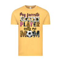 Vintage Mustard my favorite soccer player calls me mom Vintage Tee - CowGirlArtShop