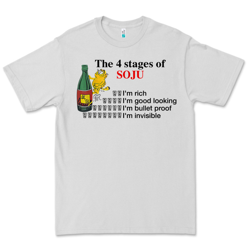 The 4 Stages Of Soju I'm Rich I'm Good Looking T Shirt Premium Tee by DesignPulse | Teevron