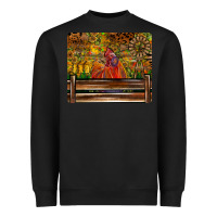 Black Farm Life Rooster Heavyweight Sweatshirt - CowhideDigitalArt