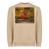 Mushroom Farm Life Rooster Heavyweight Sweatshirt - CowhideDigitalArt