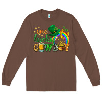 Chestnut One lucky cowboy St. Patricks day Long Sleeve Tee - HowdyJamesFarm