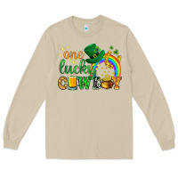 Mushroom One lucky cowboy St. Patricks day Long Sleeve Tee - HowdyJamesFarm