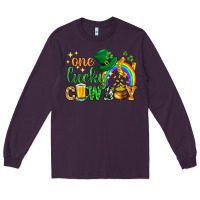 Plum One lucky cowboy St. Patricks day Long Sleeve Tee - HowdyJamesFarm