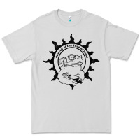 Dove Grey Authentic Church Of The Toad Of Light Psychedlic Frog Licking (Distres Premium Tee - DesignPulse