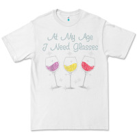 White At My Age I need Glasses Premium Tee - DesignPulse