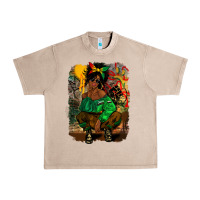 French Oak juneteenth black woman fashion girl Urban Heavy Tee - CowGirlArtShop