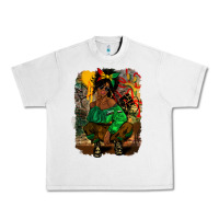 Lunar Rock juneteenth black woman fashion girl Urban Heavy Tee - CowGirlArtShop