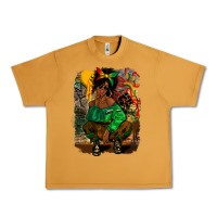 Peanut Butter juneteenth black woman fashion girl Urban Heavy Tee - CowGirlArtShop
