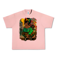 Salmon juneteenth black woman fashion girl Urban Heavy Tee - CowGirlArtShop