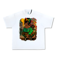 White juneteenth black woman fashion girl Urban Heavy Tee - CowGirlArtShop